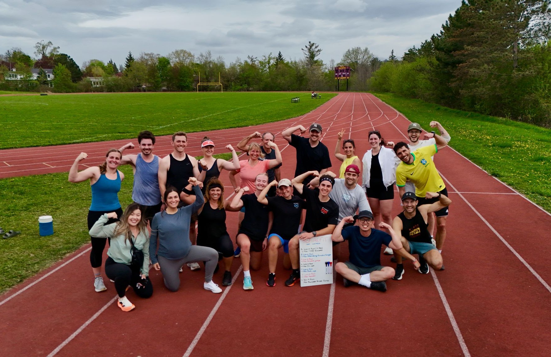 Bootcamp en ext&eacute;rieur &agrave; Toulouse, entra&icirc;nement collectif Prairie des Filtres